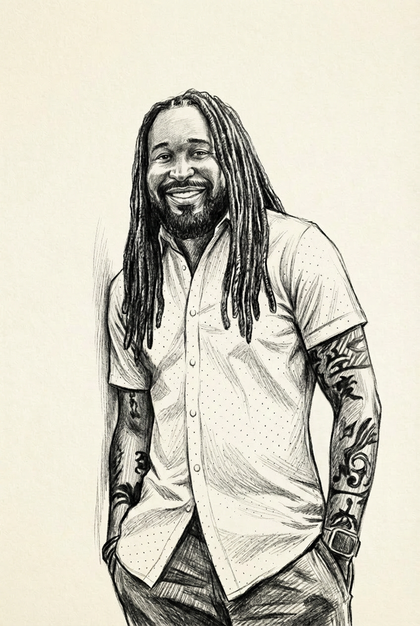Brandon Wilkins sketch portrait